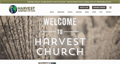 Desktop Screenshot of harvestassembly.org