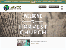 Tablet Screenshot of harvestassembly.org